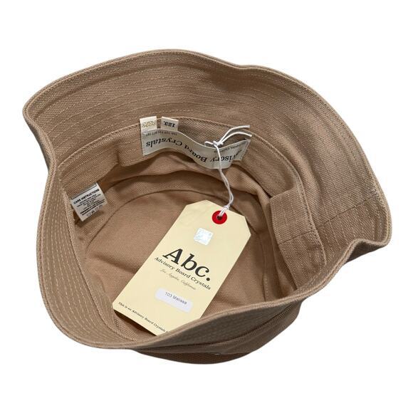 Abc. Advisory Board Crystals Bucket Hat One Size Tan NEW - Picture 3 of 7